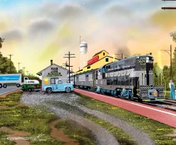 SunsOut Robert West - Brownsburg Depot* Trains|Rétros Et Nostalgie