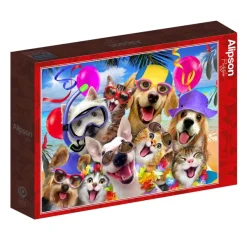 Alipson Puzzle Robinson Howard - Selfie Beach Party* Chiens|Chats
