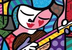 Bluebird Puzzle Romero Britto - Romero Britto - Girl with guitar*Femme Déco Et Objets|Hommes Et Femmes