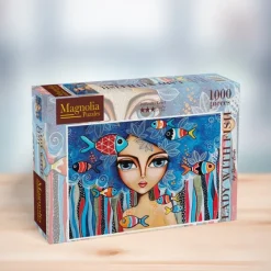 Magnolia Romi Lerda - Lady with Fish*Femme Animaux Marins|Hommes Et Femmes