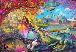 Bluebird Puzzle Rose Cat Khan - Festival d'Automne au Château*Femme Animaux Fantastiques|Hommes Et Femmes