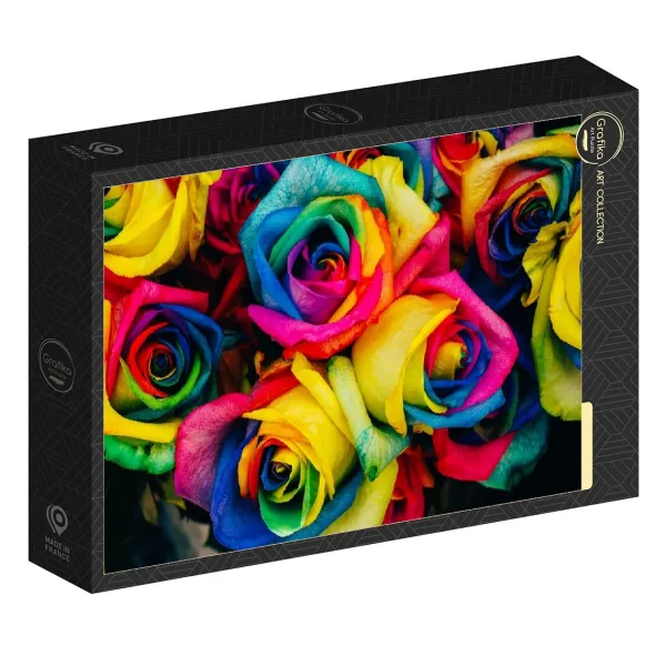 Grafika Roses Multicolores* Forêts, Fleurs Et Jardins|De 1 000 Pièces