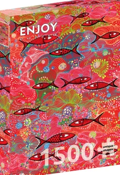 Enjoy Puzzle Rouge Foncé* De 1 500 Pièces|De 1 500 Pièces