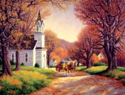 SunsOut Route vers l'Eglise* Rétros Et Nostalgie|Villes Et Villages