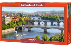 Castorland République Tchèque, Prague : Pont Vltava* De 4 000 À 5 000 Pièces|De 4 000 À 5 000 Pièces