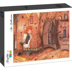 Grafika Kids Ruyer François - François Ruyer - Sorcière au Lit*Femme Halloween|Gothiques Et Sorcières