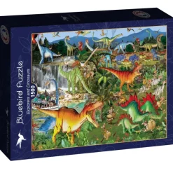 Bluebird Puzzle Ruyer François - Explorers and Dinosaurs*Femme De 1 500 Pièces|De 1 500 Pièces