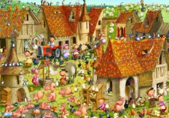 Grafika Ruyer François - François Ruyer - Ferme 2*Femme Animaux De La Ferme|Humour, Satire Et Wasgij