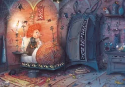 Grafika Kids Ruyer François - François Ruyer - Sorcière au Lit - La Nuit*Femme Halloween|Gothiques Et Sorcières