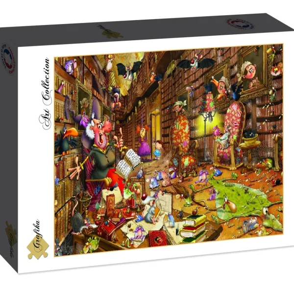 Grafika Ruyer François - François Ruyer - Sorcière à la Bibliothèque*Femme De 1 500 Pièces|De 1 500 Pièces