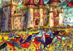 Grafika Kids Ruyer François - François Ruyer : Siège du Château Fort*Femme Dragons|Humour, Satire Et Wasgij