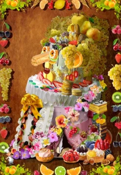 Bluebird Puzzle Ruyer François - La Cantatrice Gâteau inspirée par Arcimboldo*Femme Déco Et Objets|Déco Culinaire