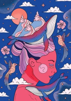 Hachette Rêve d'Ailleurs*Femme Oiseaux|Hommes Et Femmes