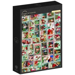 Grafika Santa Stamps*Femme Noël|Collages