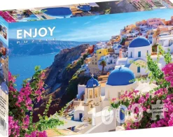 Enjoy Puzzle Santorini* Plages Et Îles De Rêve|De 1 000 Pièces
