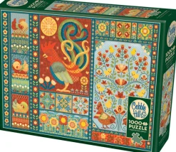 Cobble Hill Scandi Chicken Quilt* Animaux De La Ferme|Déco Et Objets