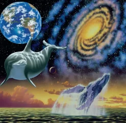 Grafika Schim Schimmel - Cosmic Seas* Dauphins|Animaux Marins