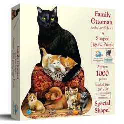 SunsOut Schory Lori - Lori Schory - Family Ottoman*Enfant Forme|Chats