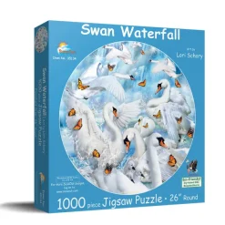 SunsOut Schory Lori - Lori Schory - Swan Waterfall* Oiseaux|De 1 000 Pièces