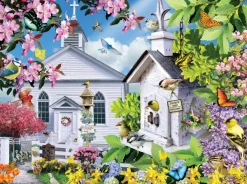 SunsOut Schory Lori - Lori Schory - Time for Church* Oiseaux|Cottages Et Châlets