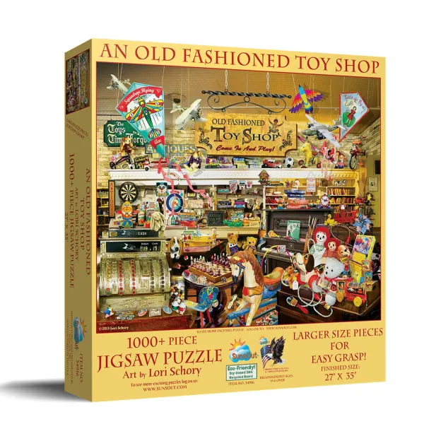SunsOut Schory Lori - Pièces XXL - Lori Schory - An Old Fashioned Toy Shop* Pièces Xxl Adultes|Rétros Et Nostalgie