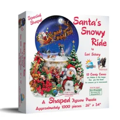 SunsOut Schory Lori - Lori Schory - Santa's Snowy Ride*Femme Forme|Noël