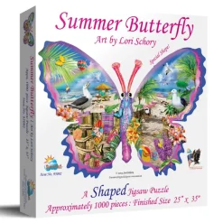 SunsOut Schory Lori - Puzzle Forme - Papillon d'Eté* Forme|Mers Et Océans