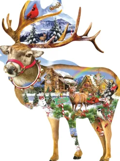 SunsOut Schory Lori - Lori Schory - Reindeer Training*Femme Forme|Noël