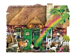 SunsOut Schory Lori - Lori Schory - Irish Cottage* Forme|Animaux De La Ferme