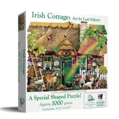 SunsOut Schory Lori - Lori Schory - Irish Cottage* Forme|Animaux De La Ferme