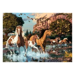 Dino Secret Puzzle - Chevaux* Chevaux|De 1 000 Pièces