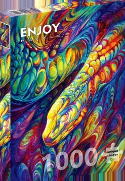 Enjoy Puzzle Serpent Arc-En-Ciel* Autres Animaux|Animaux Sauvages
