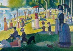 Bluebird Puzzle Seurat Georges - Georges Seurat - A Sunday Afternoon on the Island of La Grande Jatte, 1886* Art|De 1 000 Pièces