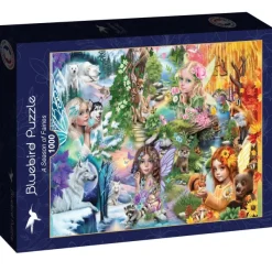 Bluebird Puzzle Sheena Pike - La Saison des Fées* Animaux De La Forêt|Animaux Sauvages