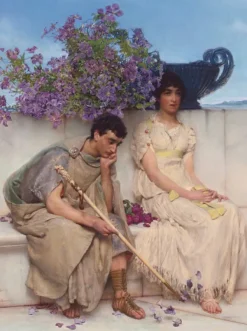 Grafika Sir Lawrence Alma-Tadema - Sir Lawrence Alma-Tadema : An eloquent silence*Femme De 2 000 Pièces|De 2 000 Pièces