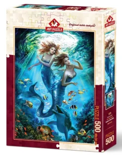 Art Puzzle Sirènes*Enfant Puzzles Pour Enfants|De 500 À 999 Pièces