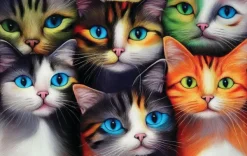 SunsOut Six Chats Le Chat Lady Fantasy* Chats|De 500 À 999 Pièces