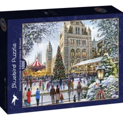 Bluebird Puzzle Skating Outside Natural History Museum*Femme Noël|Hommes Et Femmes