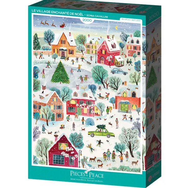 Pieces & Peace Sonia Cavallini - Le Village Enchanté de Noël* De 2 000 Pièces|De 2 000 Pièces
