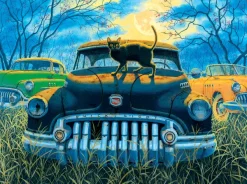 SunsOut Spooky Tooth* Voitures, Motos Et Camions|Chats