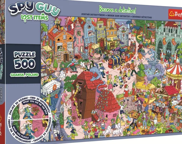 Trefl Spy Guy Lost Items : Gdansk, Pologne - Kazstudio Sa Rodzina ikow* De 500 À 999 Pièces|De 500 À 999 Pièces