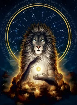 Ravensburger Starline - Lion brillant* Pièces Phosphorescentes|Animaux Sauvages