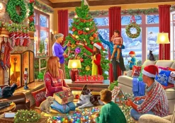 Bluebird Puzzle Steve Crisp - Christmas Decorating*Femme De 2 000 Pièces|De 2 000 Pièces