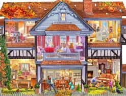 SunsOut Steve Crisp - Steve Crisp - Autumn Country House* Forme|Rétros Et Nostalgie