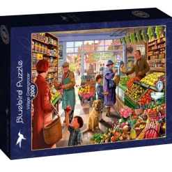 Bluebird Puzzle Steve Crisp - Village Greengrocer* De 2 000 Pièces|De 2 000 Pièces