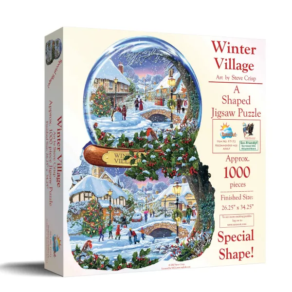 SunsOut Steve Crisp - Winter Village*Femme Forme|Noël