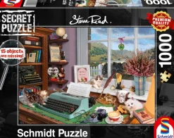 Schmidt Spiele Steve Read: Au Bureau - Secret Puzzles* Rétros Et Nostalgie|Déco Et Objets