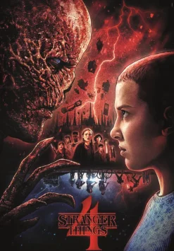 Clementoni Stranger Things* Affiches De Cinéma, Publicité|De 1 000 Pièces