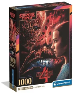 Clementoni Stranger Things* Affiches De Cinéma, Publicité|De 1 000 Pièces