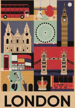 Clementoni Style in the City, Londres* Affiches De Cinéma, Publicité